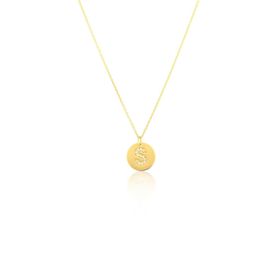 Milet Kuyumculuk 0.07 CT Pırlanta Harf Kolye