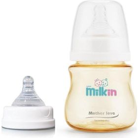 Milk İn 940ec 180 ml Silikon Emzikli Biberon Süt Saklama Şişesi