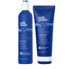 Milk Shake Cold Brunette Kahverengi Saçlar İçin Bakım Seti