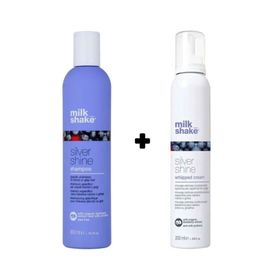 Milk Shake Silver Shine Şampuan 300 ml ve 200 ml Silver Shine Köpük