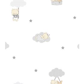 Milky Baby 400-1 Ayıcıklı Bebek Odası Duvar Kağıdı
