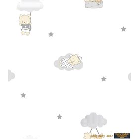 Milky Baby 400-1 Ayıcıklı Bebek Odası Duvar Kağıdı