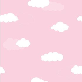 Milky Baby 405-3 Pembe Bulutlu Duvar Kağıdı