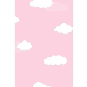 Milky Baby 405-3 Pembe Bulutlu Duvar Kağıdı