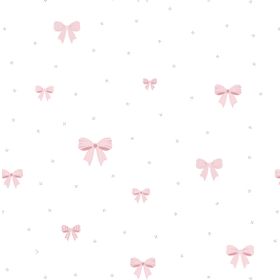 Milky Baby 415-1 Kurdele Desenli Çocuk 5 m2 Duvar Kağıdı