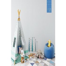 Milky Baby 425-2 Çizgi Desenli Çocuk 5 m2 Duvar Kağıdı