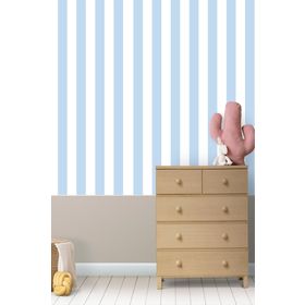 Milky Baby 430-2 Kalın Çizgi Desenli Çocuk 5 m2 Duvar Kağıdı
