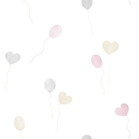 Milky Baby 432-1 Renkli Balon Desenli Çocuk Duvar Kağıdı
