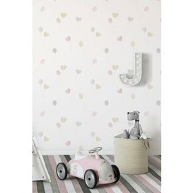 Milky Baby 432-1 Renkli Balon Desenli Çocuk Duvar Kağıdı