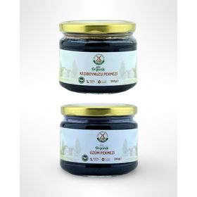 Mill More 350 gr Organik Keçiboynuzu Pekmezi + 350 gr Organik Üzüm Pekmezi