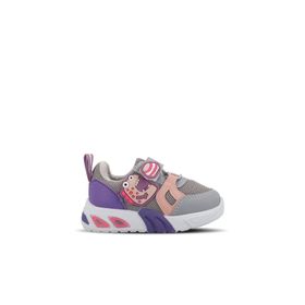 Mille Panama In Açık Gri-Mor Kız Çocuk Sneaker Ayakkabı