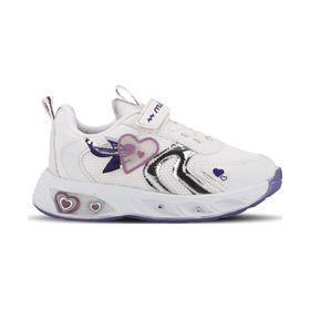 Mille Paolino In Beyaz-Mor Kız Çocuk Sneaker Ayakkabı