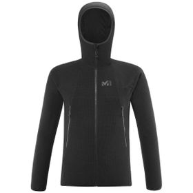 Millet MIV9466 0247 Siyah K Lightgrid H Erkek Kapüşonlu Tam Fermuar Polartec Polar