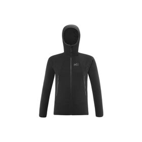 Millet MIV9466 0247 Siyah K Lightgrid H Erkek Kapüşonlu Tam Fermuar Polartec Polar