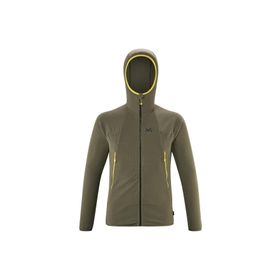 Millet MIV9466 9644 Yeşil K Lightgrid H Erkek Kapüşonlu Tam Fermuar Polartec Polar