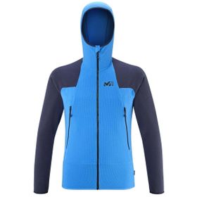 Millet MIV9466 9781 Mavi K Lightgrid H Erkek Kapüşonlu Tam Fermuar Polartec Polar