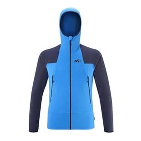 Millet MIV9466 9781 Mavi K Lightgrid H Erkek Kapüşonlu Tam Fermuar Polartec Polar