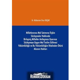 MILLETLERARASI MAL SATIMINA İLIŞKIN SÖZLEŞMELER HAKKINDA BIRLEŞMIŞ MILLETLER ANTLAŞMASI UYARINCA SÖZLEŞMENIN KURULMASI - İPEK SAĞLAM