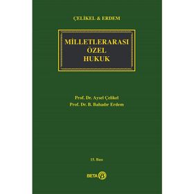 MİLLETLERARASI ÖZEL HUKUK - AYSEL ÇELİKEL