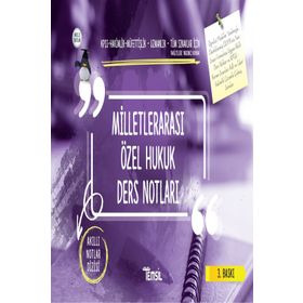 Milletlerarası Özel Hukuk Ders Notları - Kolektif
