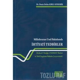 MILLETLERARASI USUL HUKUKUNDA İHTIYATI TEDBIRLER BRÜKSEL I TÜZÜĞÜ, UNIDROIT İLKELERI VE TÜRK YARGILAMA HUKUKU ÇERCEVESINDE - DENIZ KIRLI AYDEMIR