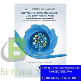 Milli Eğitim Bakanlığı Aday Öğretmenlikten Öğretmenliğe Geçiş Sınavı Hazırlık Kitabı - Murat Yalçın Mehmet Şahin