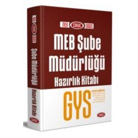 Milli Eğitim Bakanlığı Şube Müdürlüğü Gys Hazırlık Kitabı - Data Yayınları