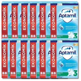 Milupa Aptamil 3 900 gr 12 Adet Devam Sütü