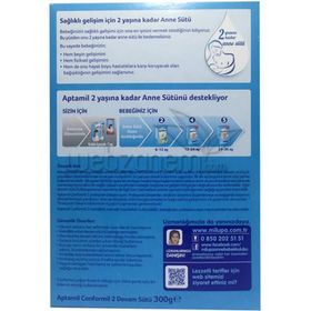 Milupa Aptamil Conformil 2 6+ Ay 300 gr Devam Sütü