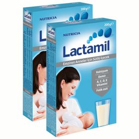 Milupa Lactamil 200 gr 2'li Sütlü Emziren Anne İçeceği