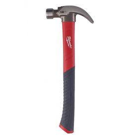 Milwaukee 4932478657 450 gr Fiber Saplı Kavisli Çivi Bölmeli Çekiç