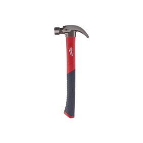 Milwaukee 4932478658 570 gr Fiber Saplı Kavisli Çivi Bölmeli Çekiç
