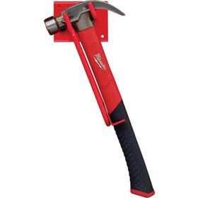 Milwaukee 4932478658 570 gr Fiber Saplı Kavisli Çivi Bölmeli Çekiç