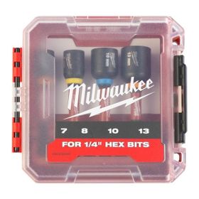 Milwaukee 4932492445 Shockwave 7-8-10-13 mm Hex Lokma Seti