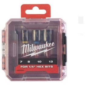 Milwaukee 4932492445 Shockwave 7-8-10-13 mm Hex Lokma Seti