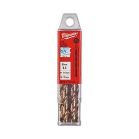 Milwaukee Altın Serisi HSS-G CO 5'li 8,5x117 mm Metal Matkap Ucu