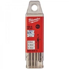 Milwaukee DIN1897 4.8x62 mm 10’lu Metal Matkap Ucu