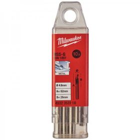 Milwaukee DIN1897 4.8x62 mm 10’lu Metal Matkap Ucu