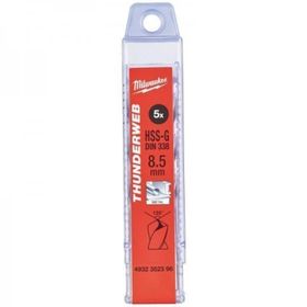Milwaukee DIN338 8.5x117 mm 5'li Metal Matkap Ucu