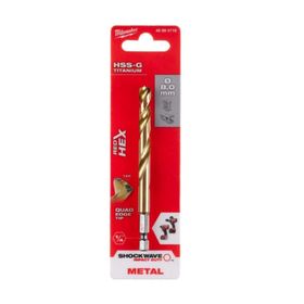 Milwaukee HSS-G Hex Girişli 8 x 111 mm Metal Matkap Ucu