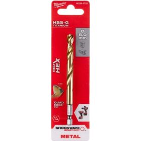 Milwaukee HSS-G Hex Girişli 8 x 111 mm Metal Matkap Ucu
