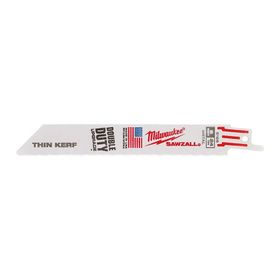 Milwaukee Sawzall 6x24 Bi-Metal 150 mm 5 Adet Kılıç Testere Bıçağı