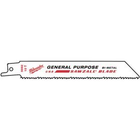 Milwaukee Sawzall Bi-Metal 150 mm 5 Adet Kılıç Testere Bıçağı