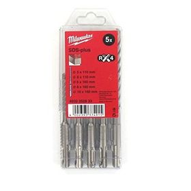 Milwaukee Sds-Plus MX4 4 5 Parça 6-8 mm Elmas Matkap Ucu Seti