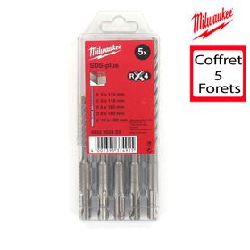 Milwaukee Sds-Plus MX4 4 5 Parça 6-8 mm Elmas Matkap Ucu Seti