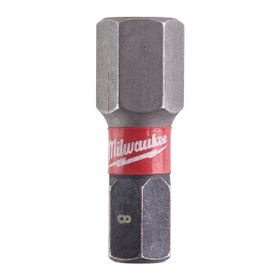Milwaukee Shockwave Impact Hex 8 mm 25 mm 2'li Paket Bits Uç
