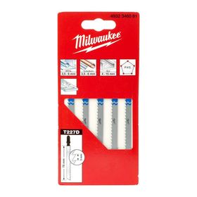 Milwaukee T227D 75 mm 5'li Metal Ahşap Dekupaj Bıçağı