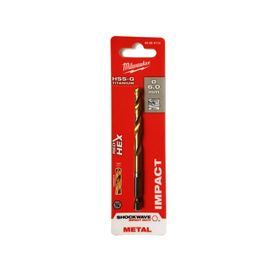 Milwaukee T48894714 Hex Girişli HSS-G 6 x 105 mm Metal Matkap Ucu