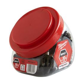 Milwaukee T4932430478 Hex 1/4 60 mm 100'lü Manyetik Kavanoz Bits Uç Tutucu