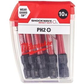 Milwaukee T4932430855 Shockwave PH2 50 mm 10 Adet Matkap Ucu